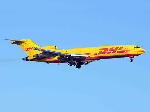 dhl物流飞机